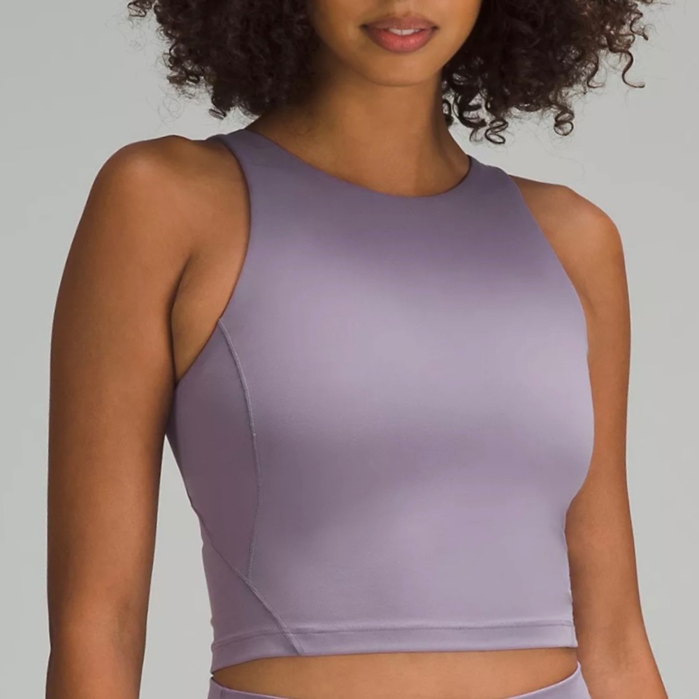 Lululemon Align High Neck Tank Top Purple Ash Size 2 NWT